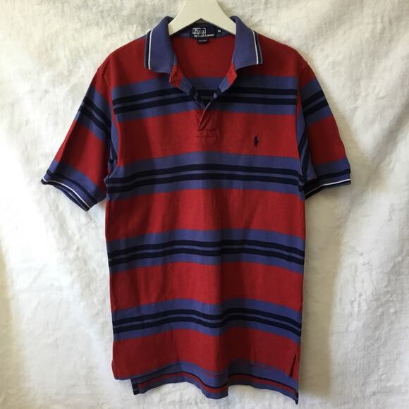 Polo by Ralph Lauren Red Striped Polo Shirt